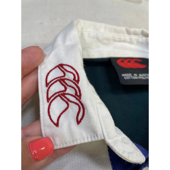 Canterbury Vintage Mens Australia Olympics International Rugby Jersey Polo XL - Picture 8 of 16